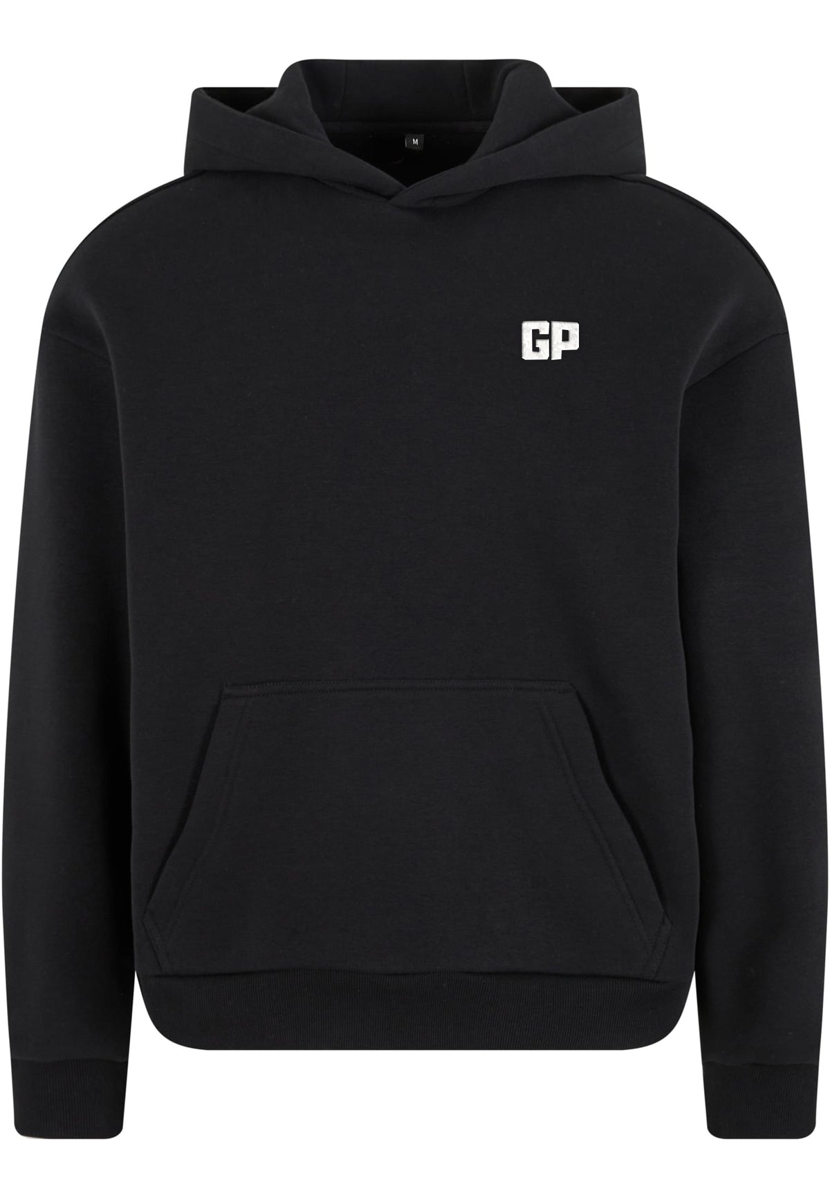 Hoodie mit Frontstick in Schwarz – GP Basic Kollektion