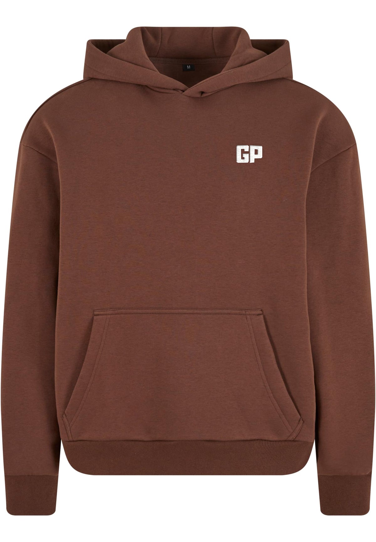 Hoodie mit Frontstick in Chocolate Brown – GP Basic Kollektion