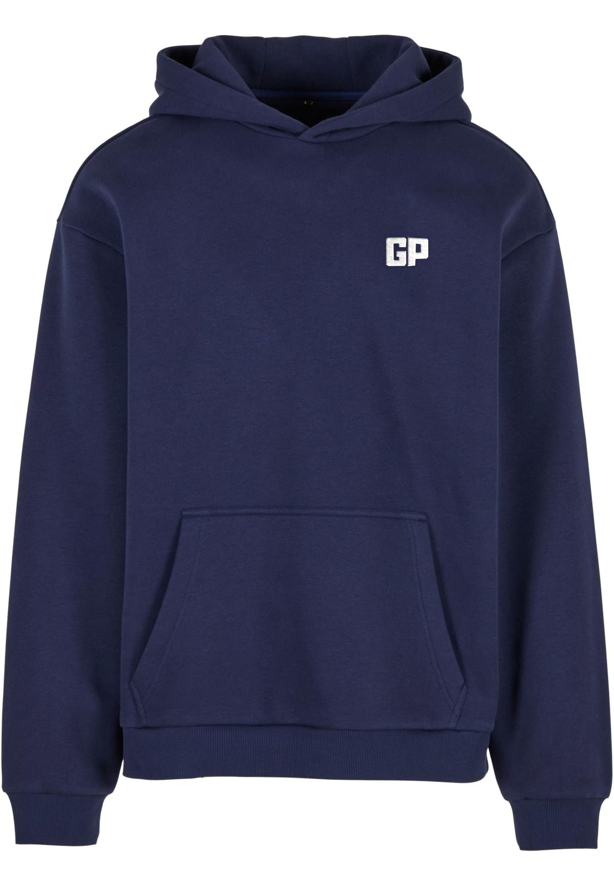Hoodie mit Frontstick in Marineblau – GP Basic Kollektion