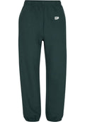 Jogginghose mit Bündchen und Frontstick in Bottlegreen – GP Basic Kollektion