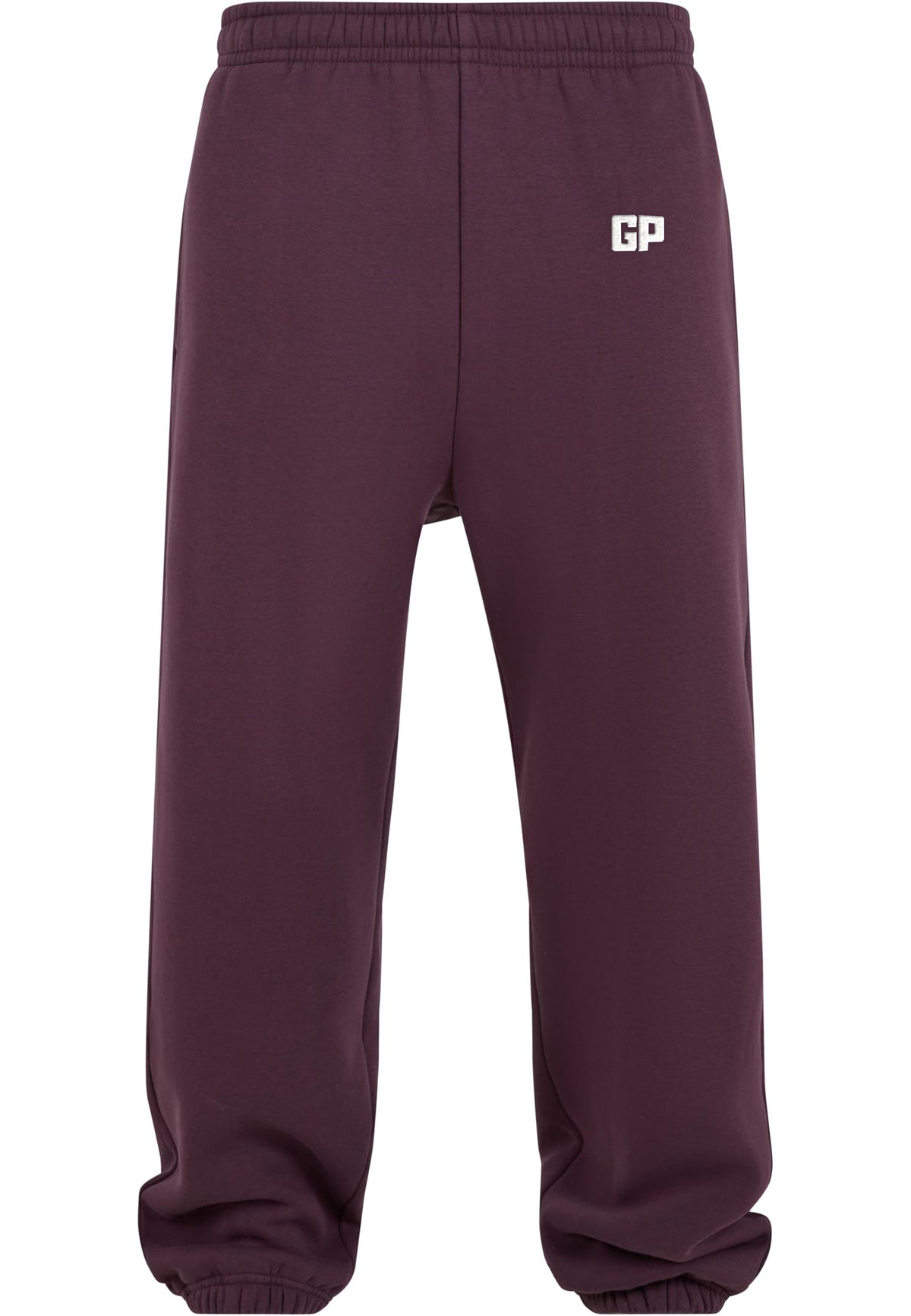 Jogginghose mit Bündchen und Frontstick in Plumpurple – GP Basic Kollektion