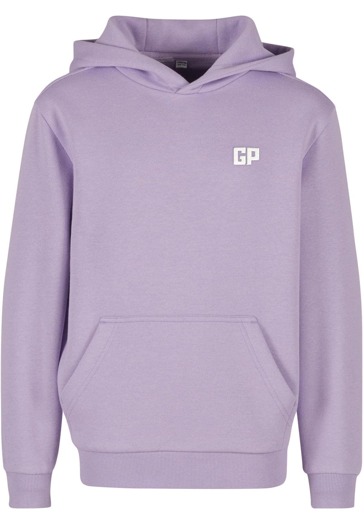 Kinder Hoodie mit Frontstick in Lila – GP Basic Kollektion