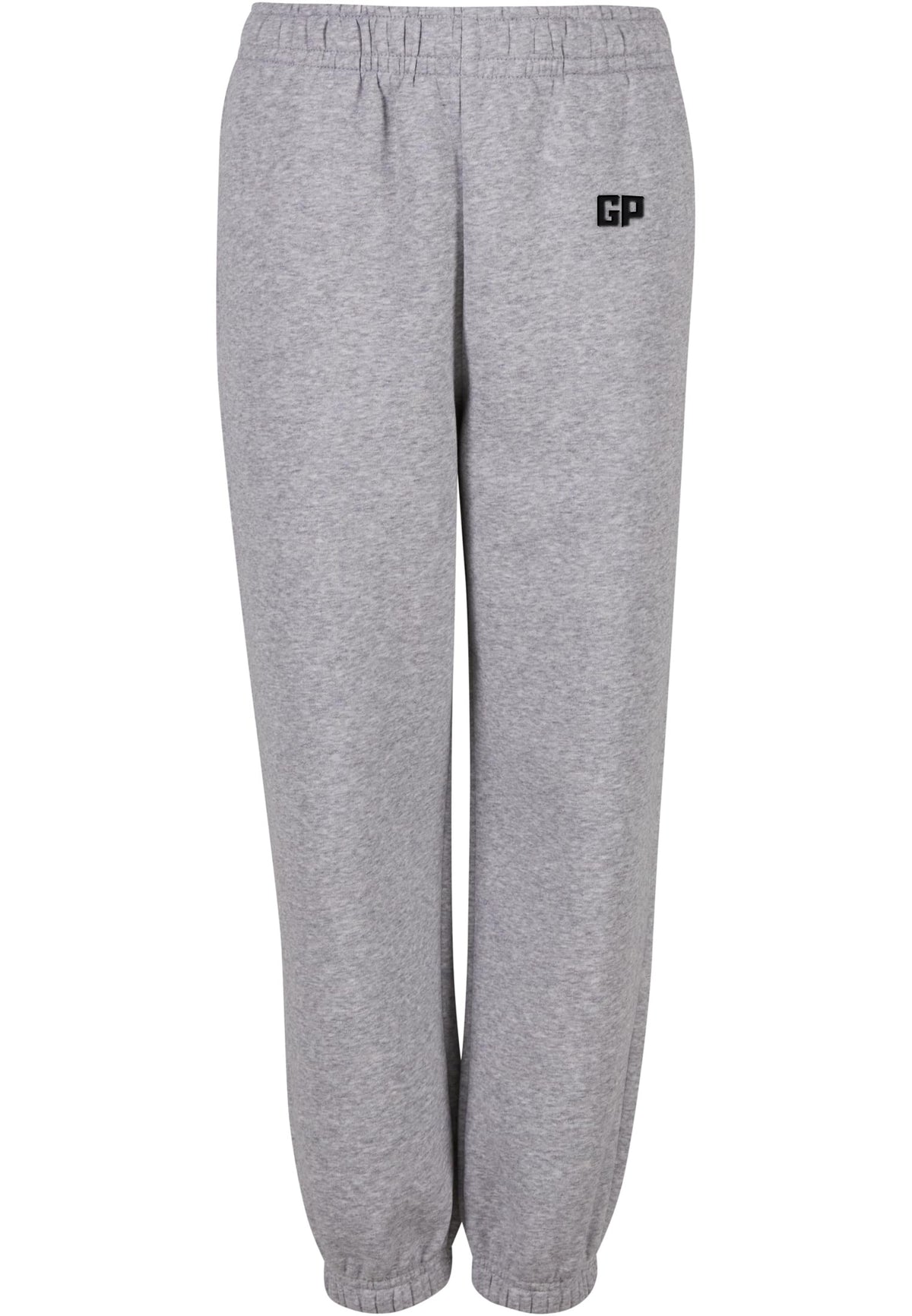 Kinder Jogginghose mit Bündchen und Frontstick in Grau – GP Basic Kollektion