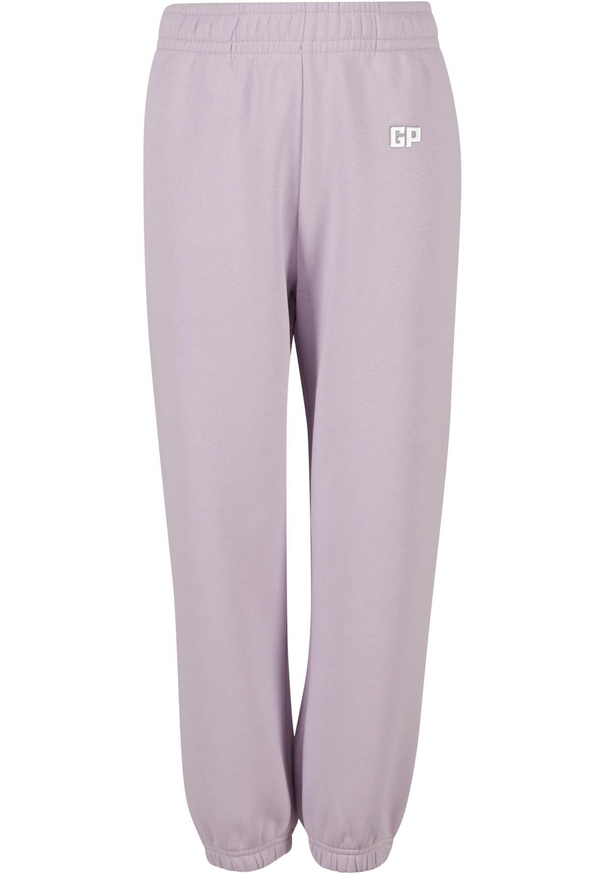 Kinder Jogginghose mit Bündchen und Frontstick in Lila – GP Basic Kollektion