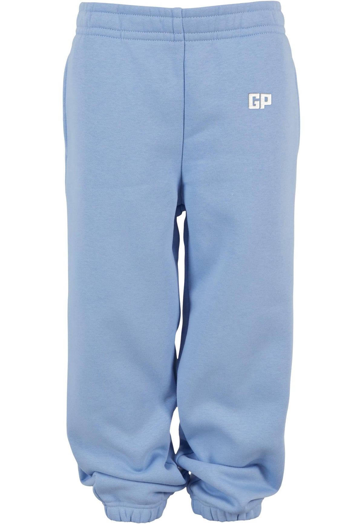 Kinder Jogginghose mit Bündchen und Frontstick in Powderblue – GP Basic Kollektion