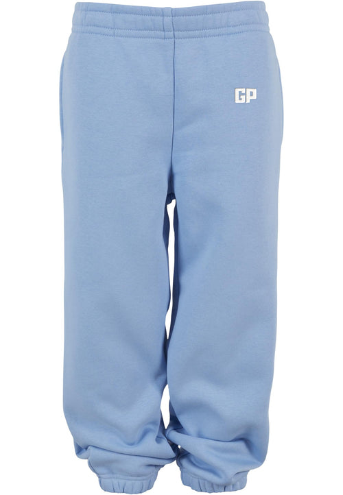 Kinder Jogginghose mit Bündchen und Frontstick in Powderblue – GP Basic Kollektion