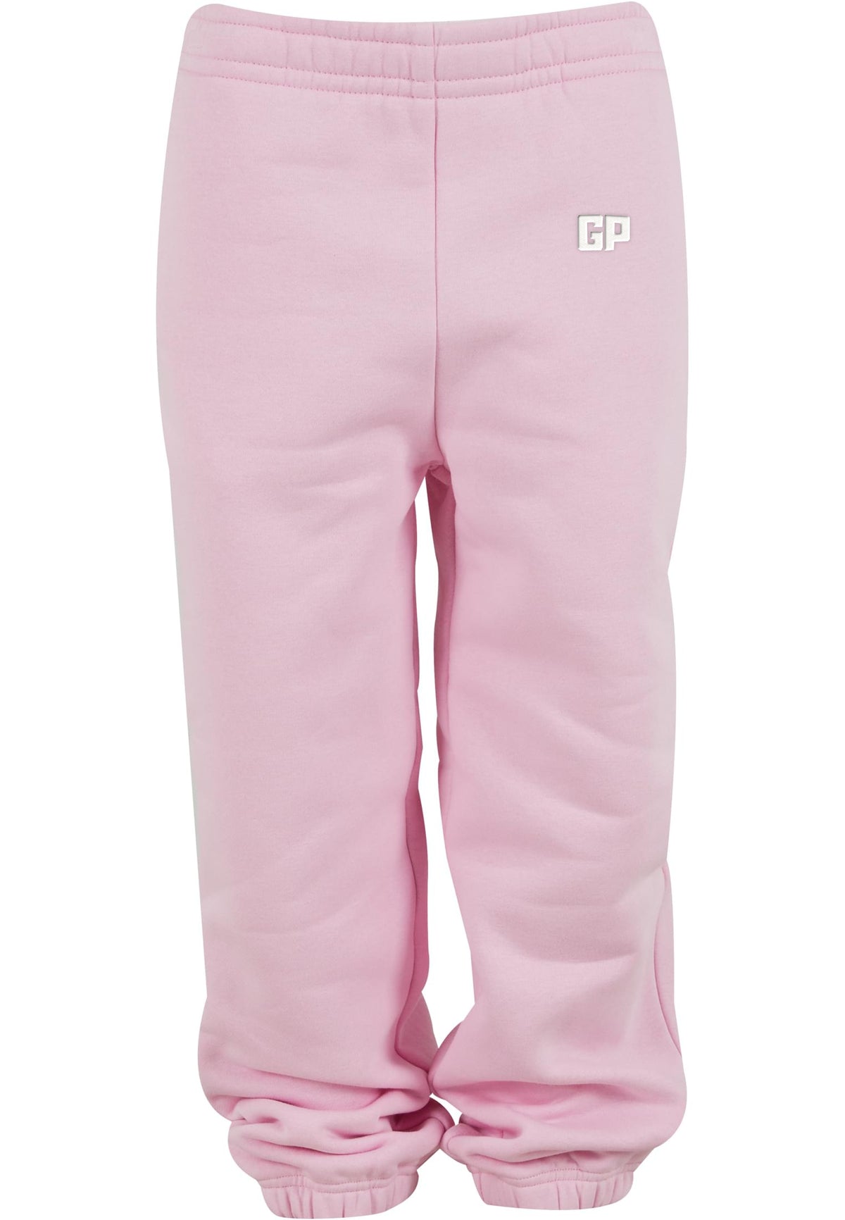 Kinder Jogginghose mit Bündchen und Frontstick in Softpink – GP Basic Kollektion