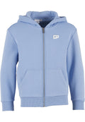 Kinder Zip-Hoodie mit Frontstick in Powderblue – GP Basic Kollektion