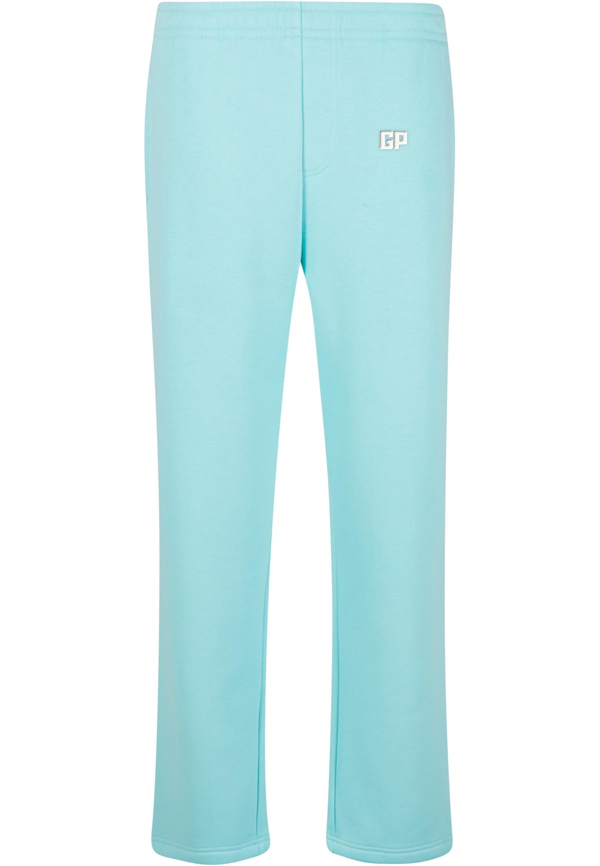 Jogginghose Open Leg mit Frontstick in Beryl Blue – GP Basic Kollektion