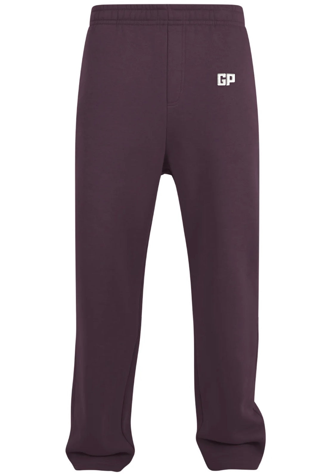 Jogginghose Open Leg mit Frontstick in Plumpurple – GP Basic Kollektion