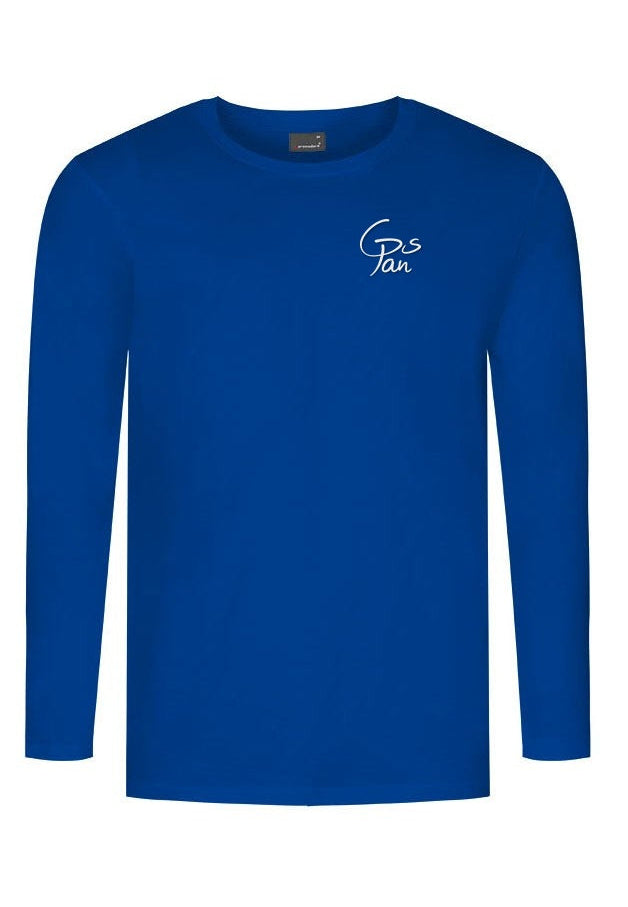 Herren Langarmshirt in Blau – Grundschule PAN 2026