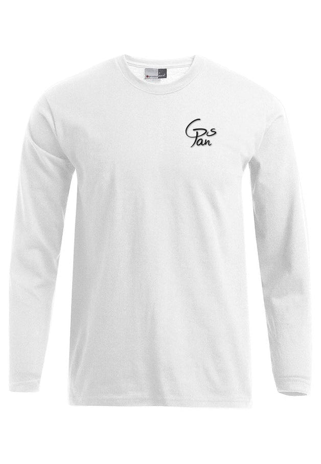 Herren Langarmshirt in Weiß – Grundschule PAN 2026