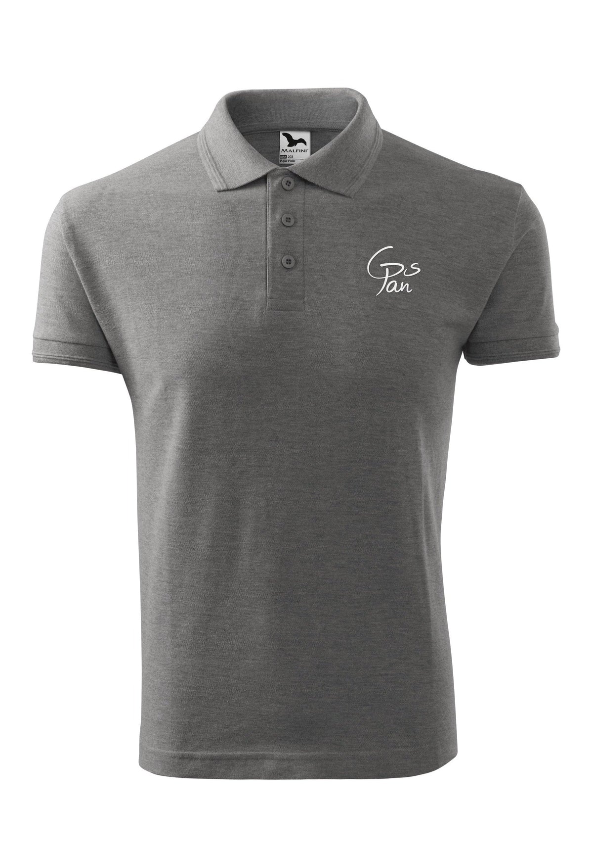 Herren Polo in Grau – Grundschule PAN 2026