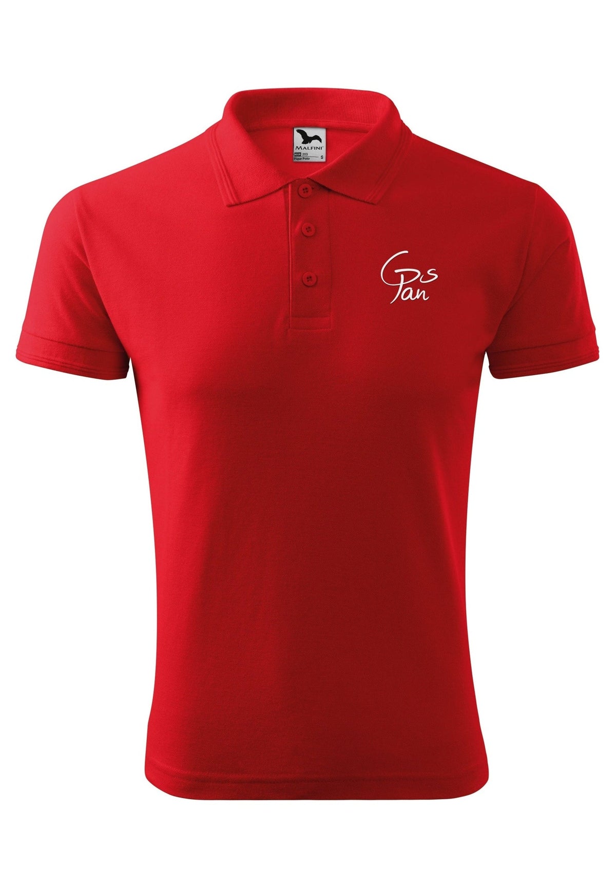 Herren Polo in Rot – Grundschule PAN 2026