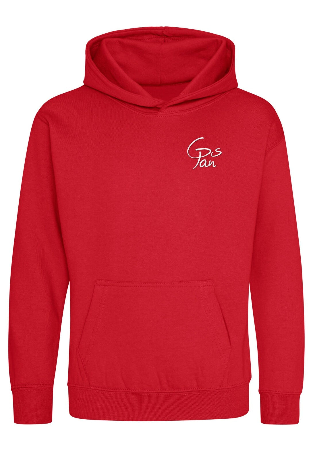 Kinder Hoodie in Rot – Grundschule PAN 2026
