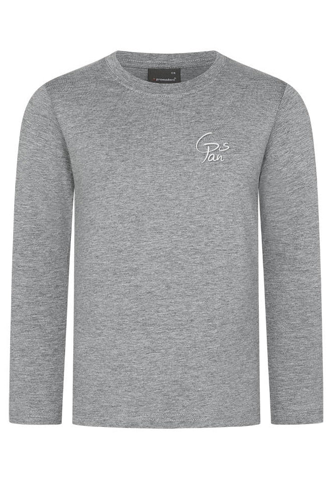 Kinder Langarmshirt in Grau – Grundschule PAN 2026