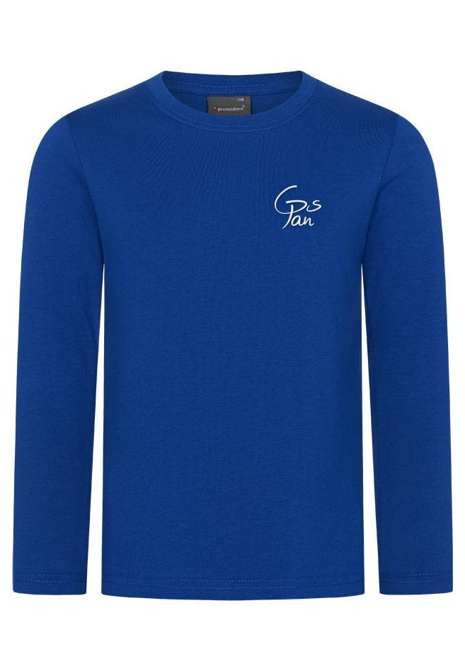 Kinder Langarmshirt in Blau – Grundschule PAN 2026