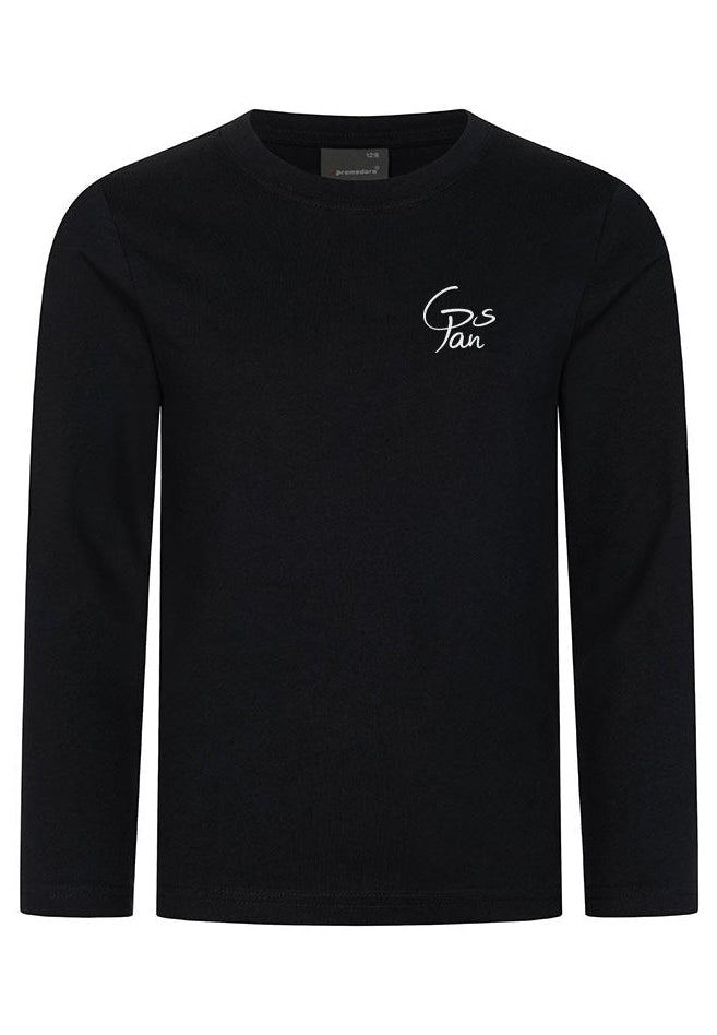 Kinder Langarmshirt in Schwarz – Grundschule PAN 2026