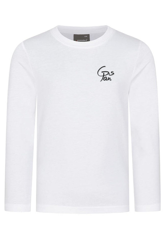 Kinder Langarmshirt in Weiß – Grundschule PAN 2026