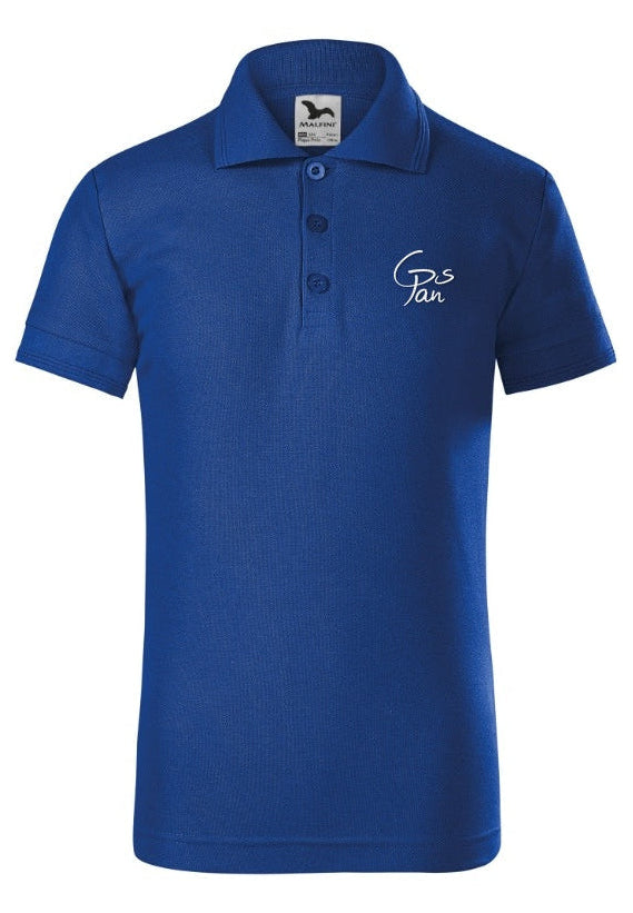 Kinder Polo in Blau – Grundschule PAN 2026