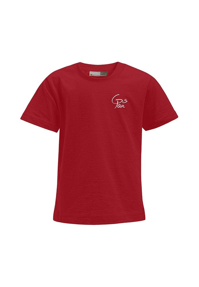 Kinder T-Shirt in Rot – Grundschule PAN 2026